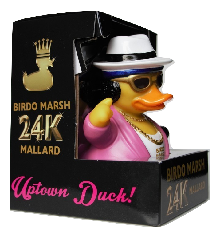 Birdo Marsh - 24K Mallard Rubber Duck