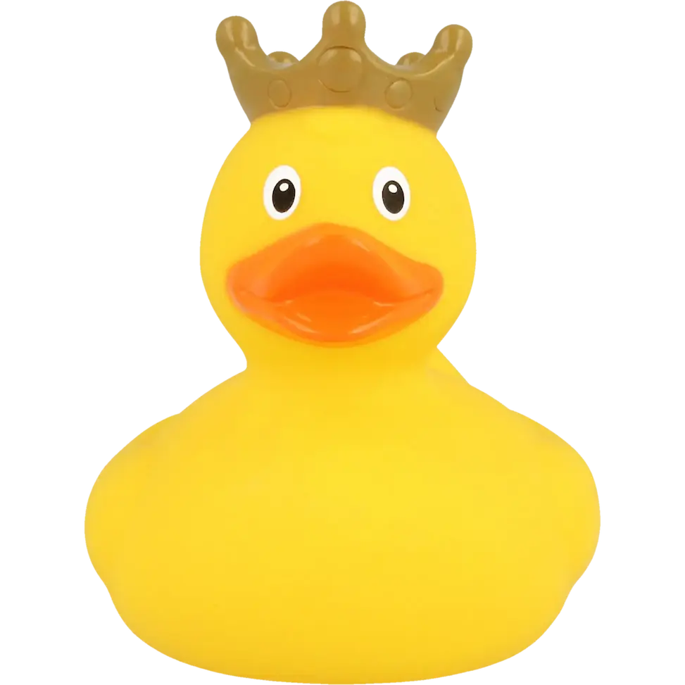 Canard Jaune avec Couronne