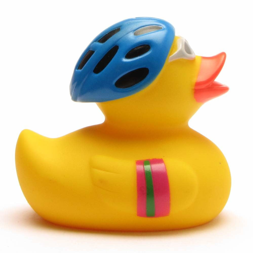 Cyclist Rubber Duck