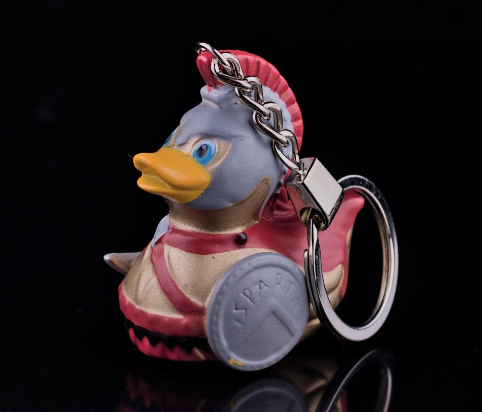 Leonidas Spartan Duck Keychain