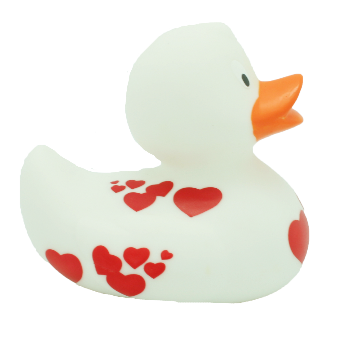 Red Hearts Rubber Duck