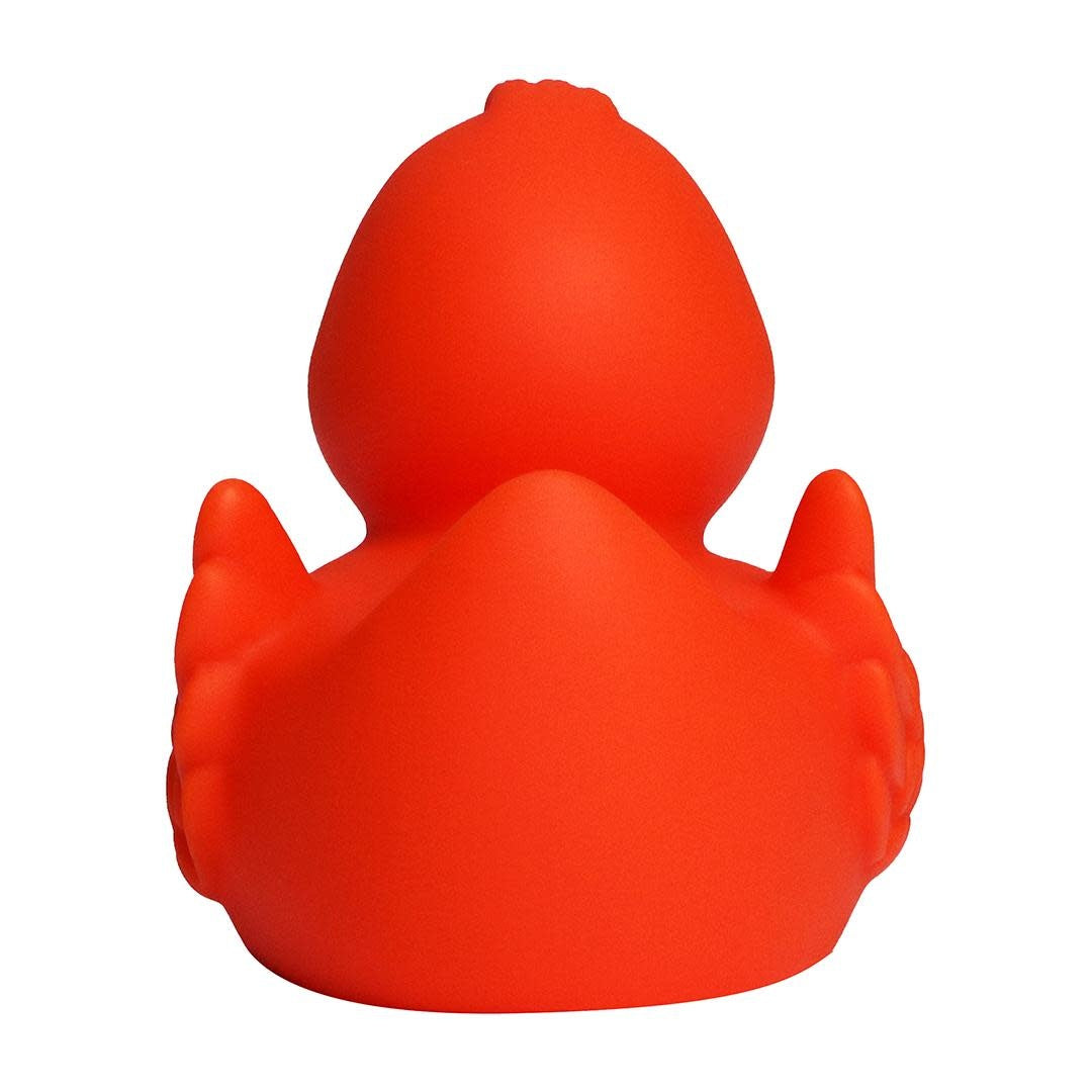 Bright Orange Rubber Duck with Wings