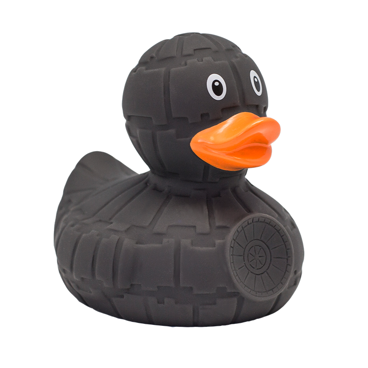 Gray rubber duck