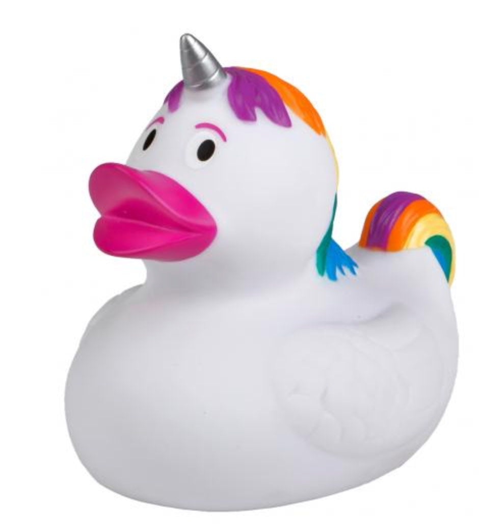 white rubber duck