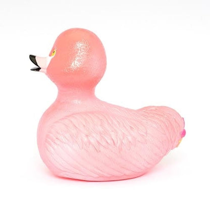 Feather Flamingo Rubber Duck