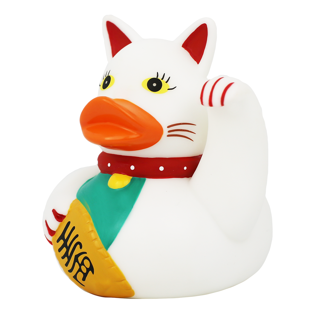 Lucky Cat Rubber Duck