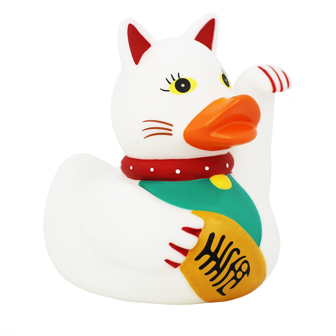 Lucky Cat Rubber Duck
