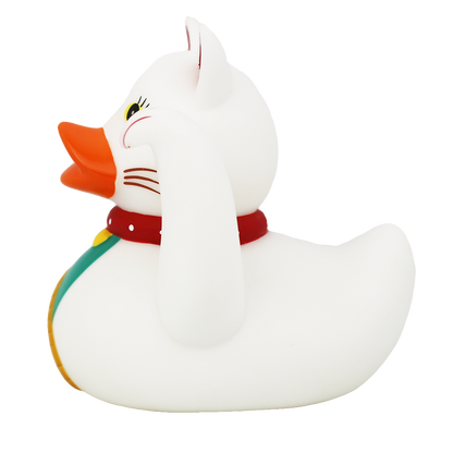Lucky Cat Rubber Duck