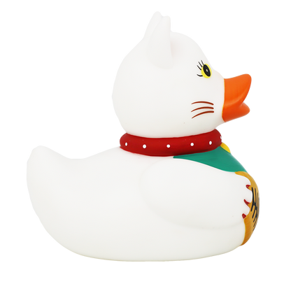Lucky Cat Rubber Duck
