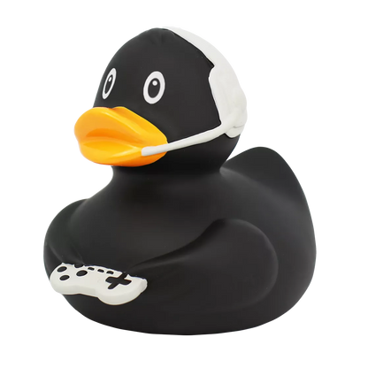 Gamer Rubber Duck - Black