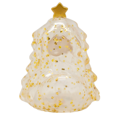 Gold Glitter Christmas Tree Rubber Duck