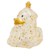 Gold Glitter Christmas Tree Rubber Duck