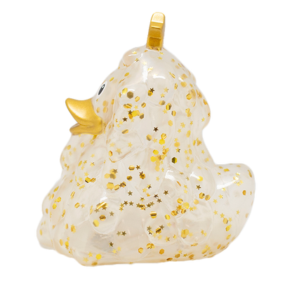 Gold Glitter Christmas Tree Rubber Duck