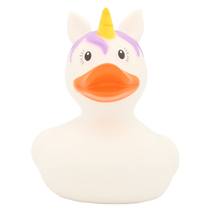 White Unicorn Rubber Duck