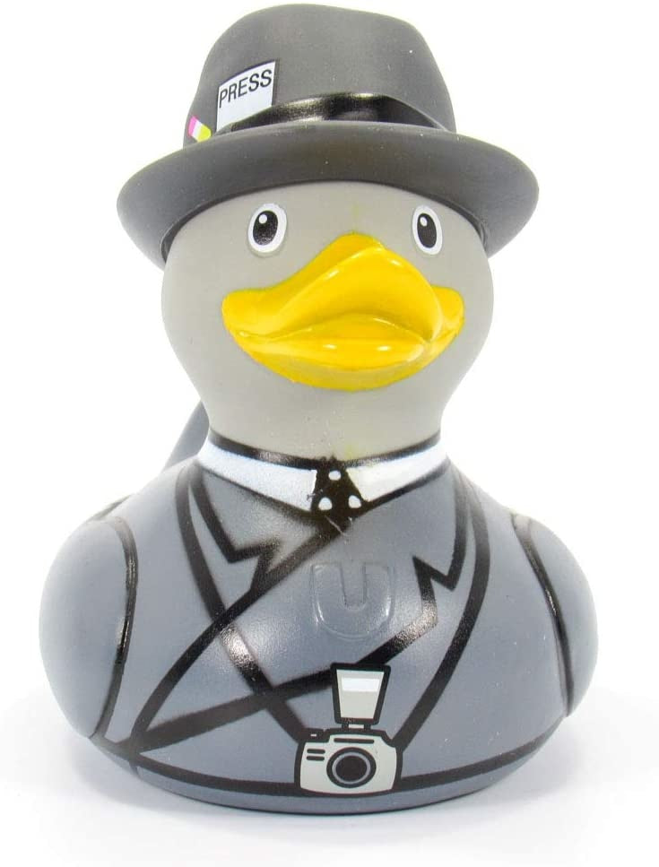 Paparazzi Reporter Rubber Duck