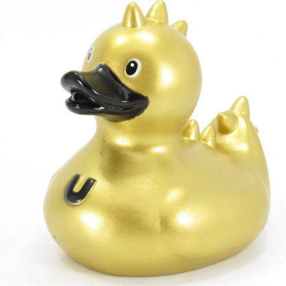 Gold Feather Rubber Duck