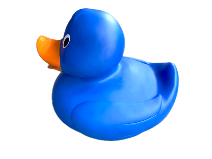 Jumbo Blue Rubber Duck