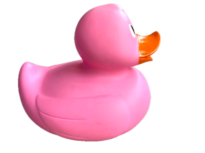 Jumbo Pink Rubber Duck