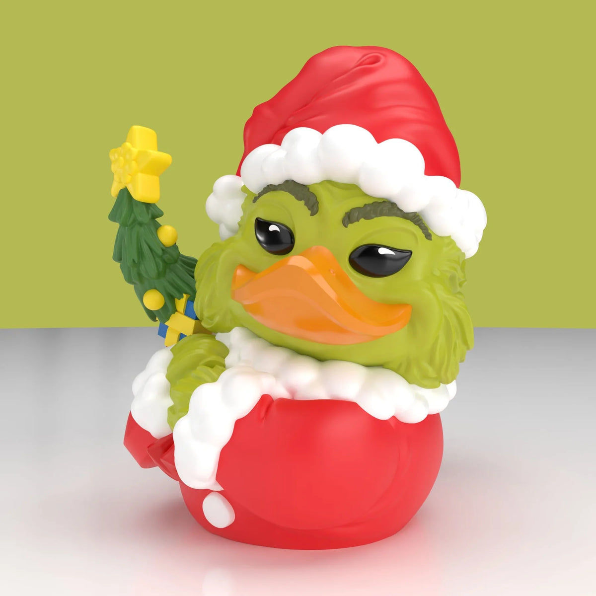 Dr. Seuss The Grinch: Santa Outfit Rubber Duck - First Edition