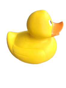 Canard géant - jaune