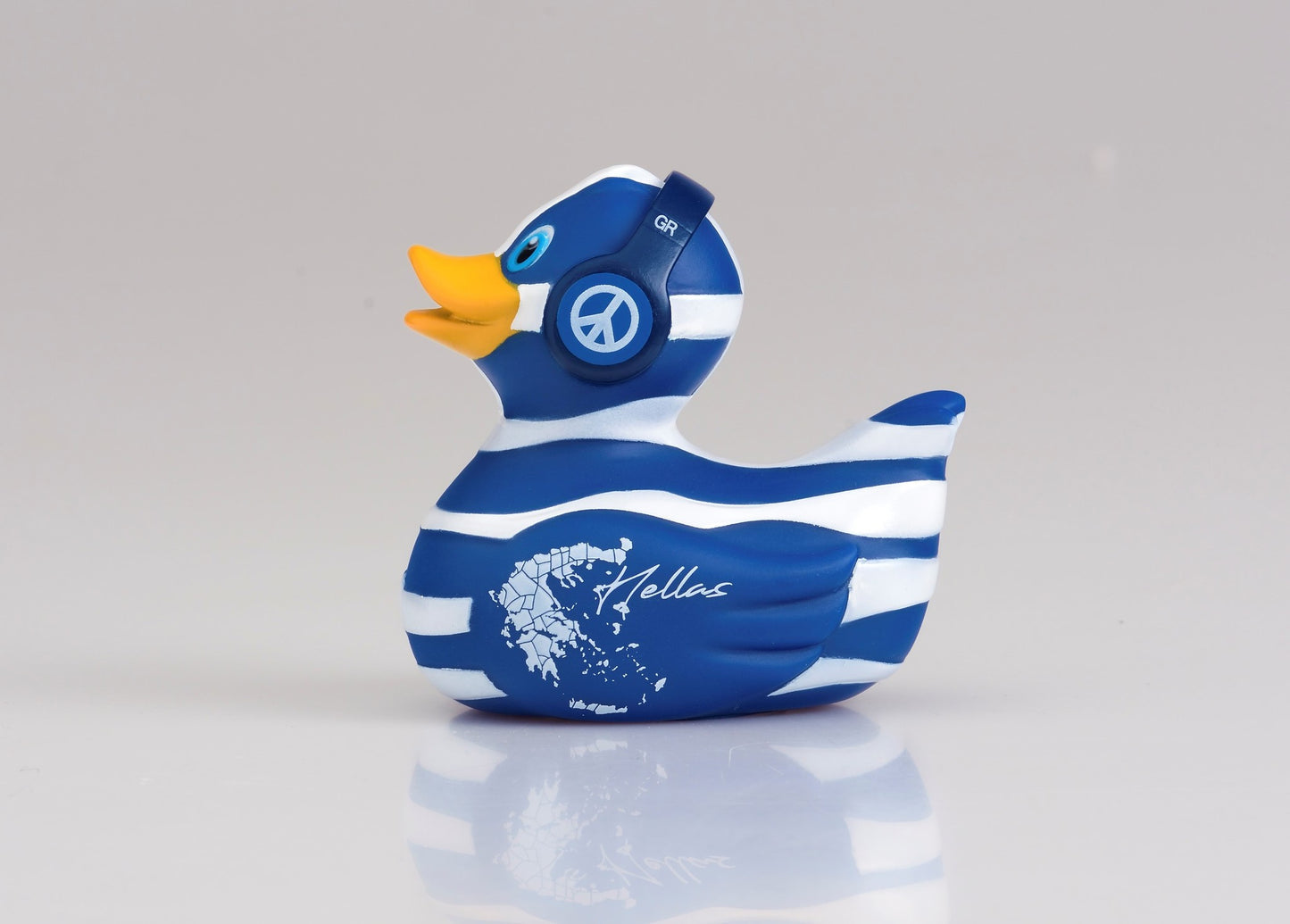 Hellas - Greek Flag Rubber Duck