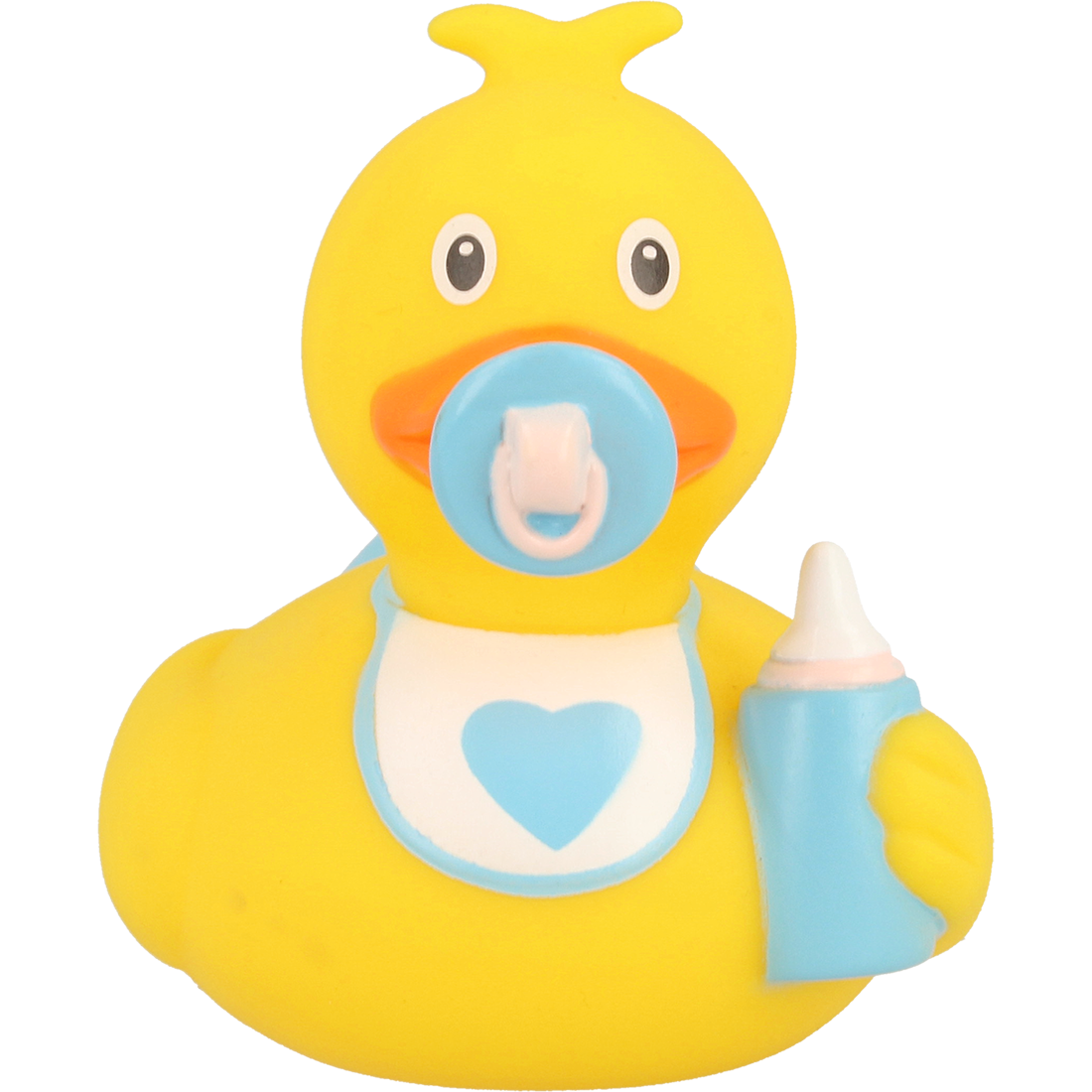 Baby Boy with Bib  Rubber Duck