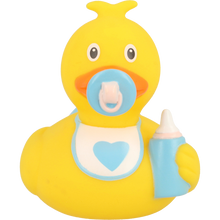 Baby Boy with Bib  Rubber Duck