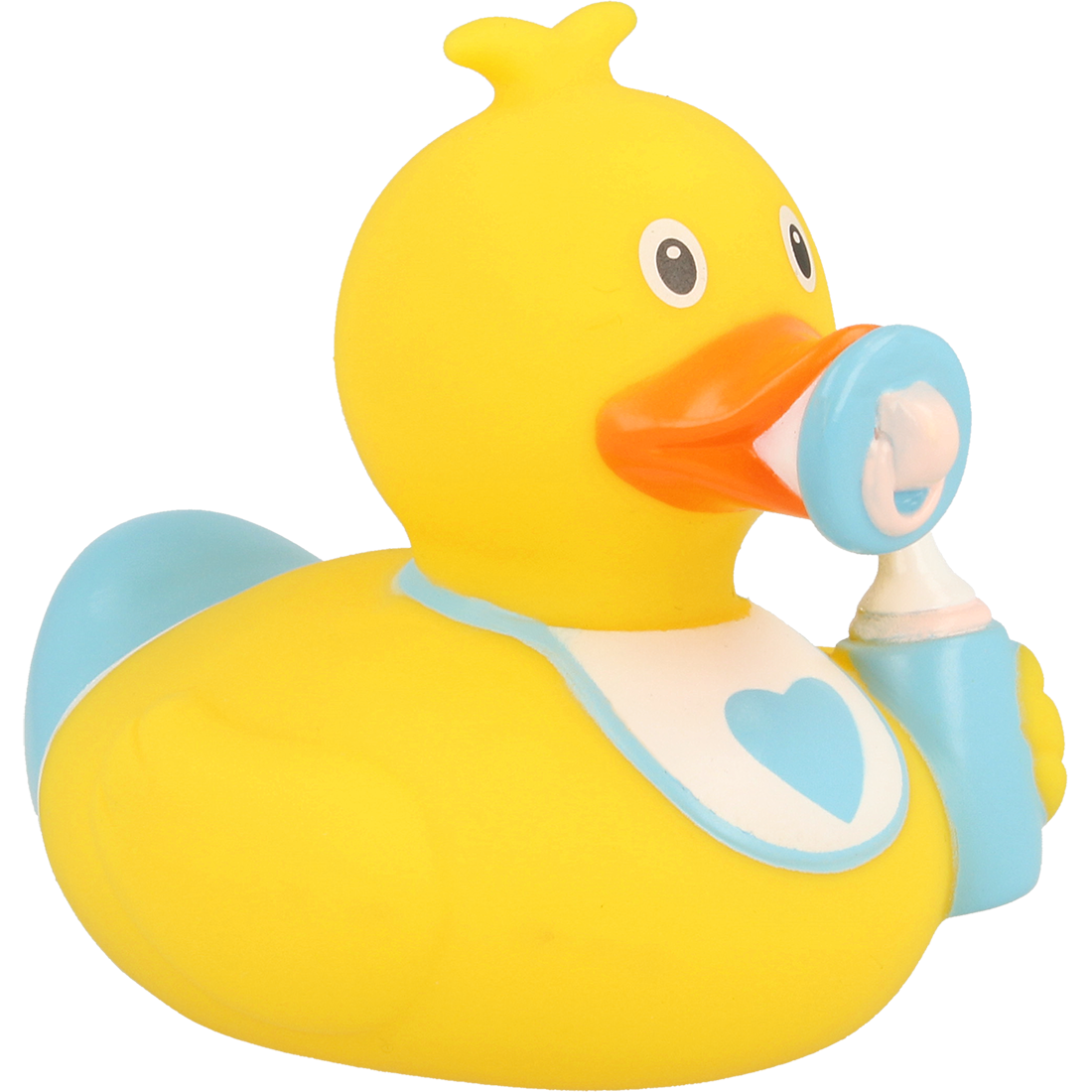 Baby Boy with Bib  Rubber Duck