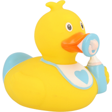 Baby Boy with Bib  Rubber Duck