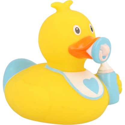 Baby Boy with Bib  Rubber Duck