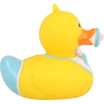 Baby Boy with Bib  Rubber Duck