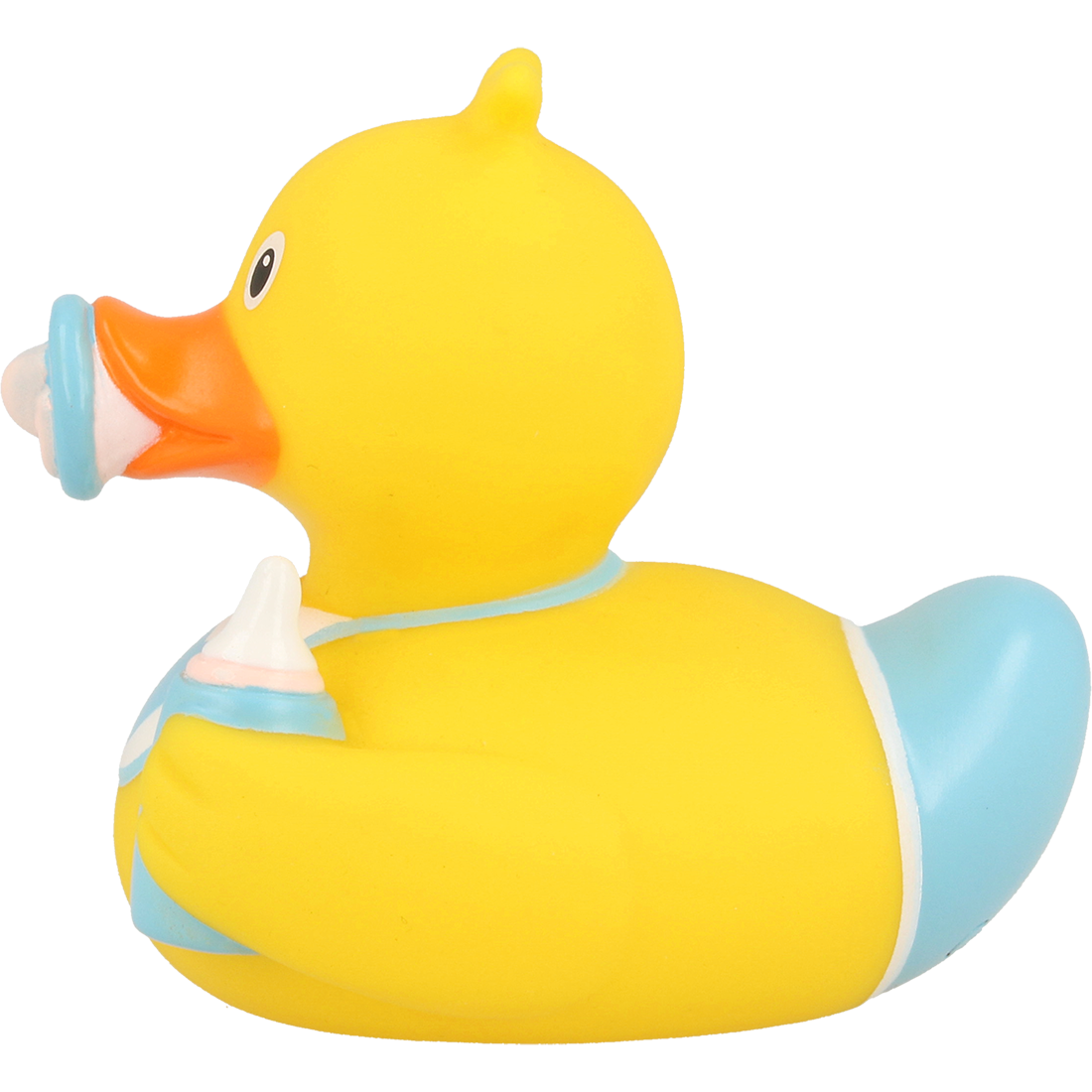 Baby Boy with Bib  Rubber Duck