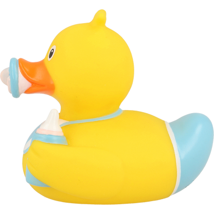 Baby Boy with Bib  Rubber Duck
