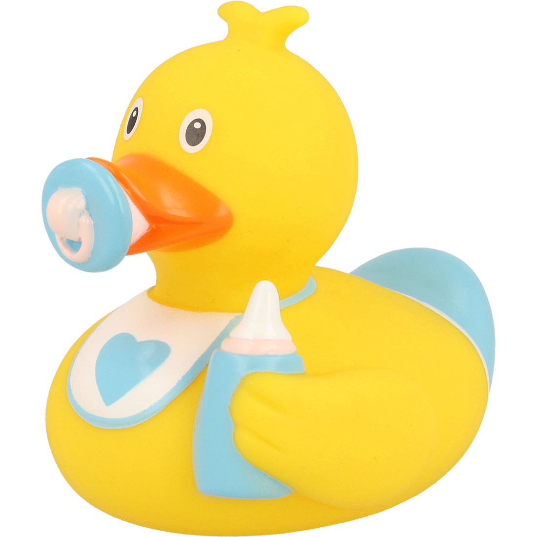 Baby Boy with Bib  Rubber Duck