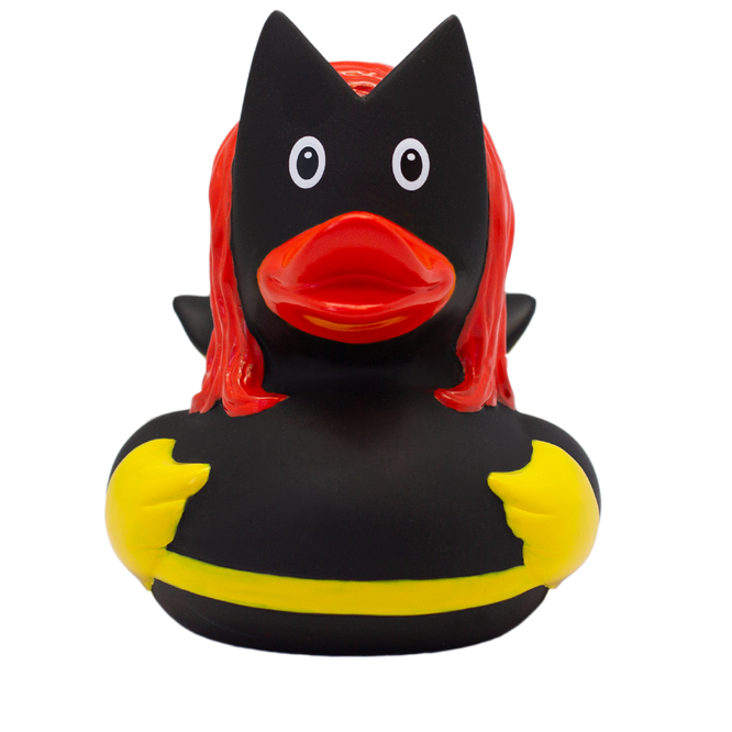 Dark Duck Woman Rubber Duck