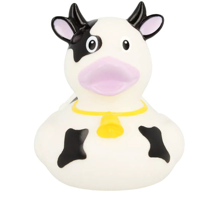 Black & White Cow Rubber Duck