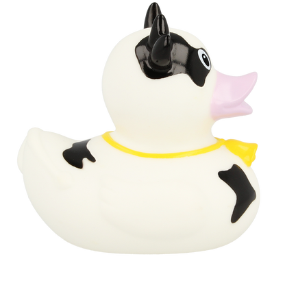 Black & White Cow Rubber Duck