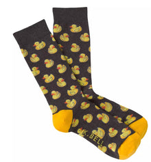 Men's Rubber Duck Crew Socks Black
