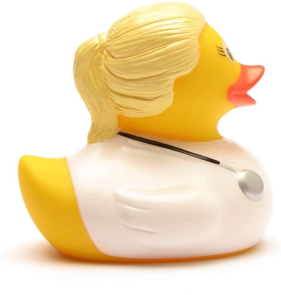 Blonde Doctor Rubber Duck