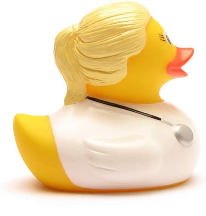 Blonde Doctor Rubber Duck