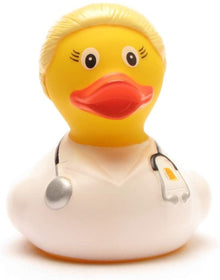 Blonde Doctor Rubber Duck