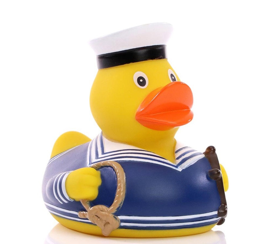 Blue Sailor Rubber Duck