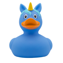 Blue Unicorn Rubber Duck