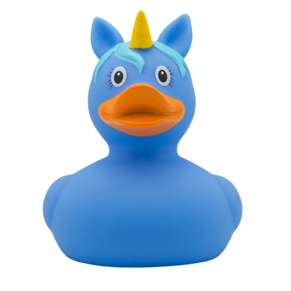 Blue Unicorn Rubber Duck