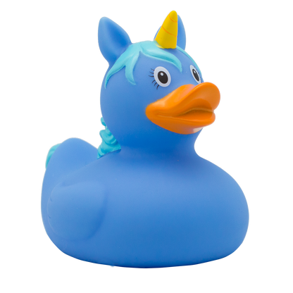 Blue Unicorn Rubber Duck