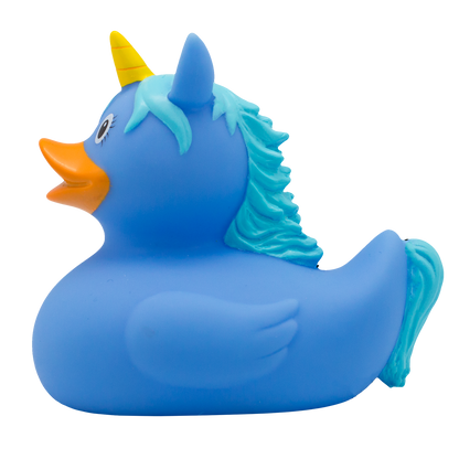 Blue Unicorn Rubber Duck