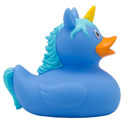 Blue Unicorn Rubber Duck