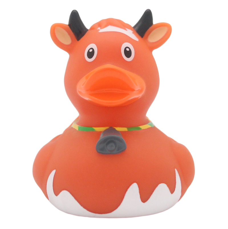 Brown Cow Rubber Duck