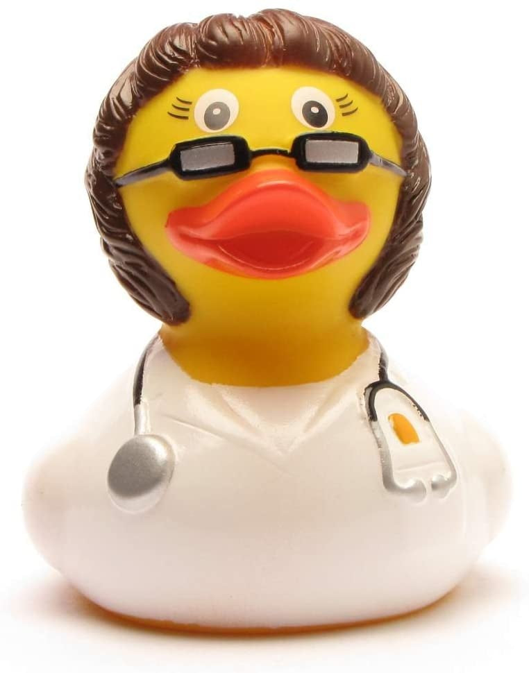 Brunette Doctor Rubber Duck