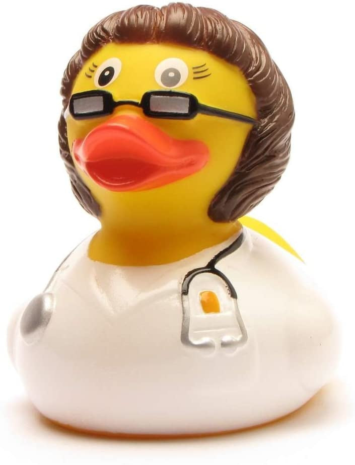 Brunette Doctor Rubber Duck